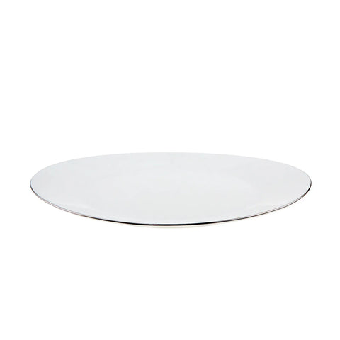 Jumbo Bone China Moon Platin 64-Piece Dinner Set for 12 People, Platin