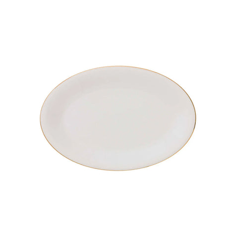 Jumbo Bone China Golda 61-Piece Dinner Set for 12 People, Gold