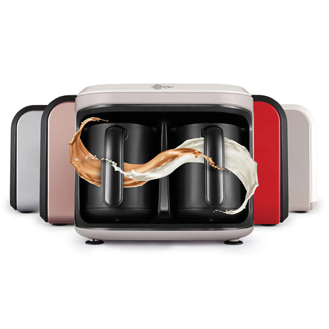 Karaca Hatır Hüps Duet Turkish Coffee Maker, 1400W, Beige