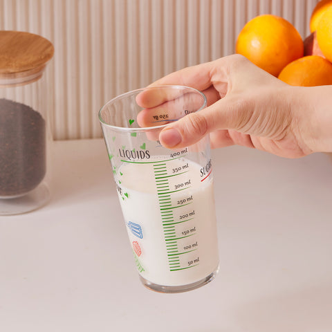 Karaca Carme Measuring Glass, 550ml, Green