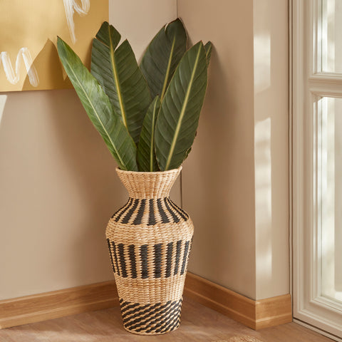 Karaca Home Feline Rattan Vase, 45cm