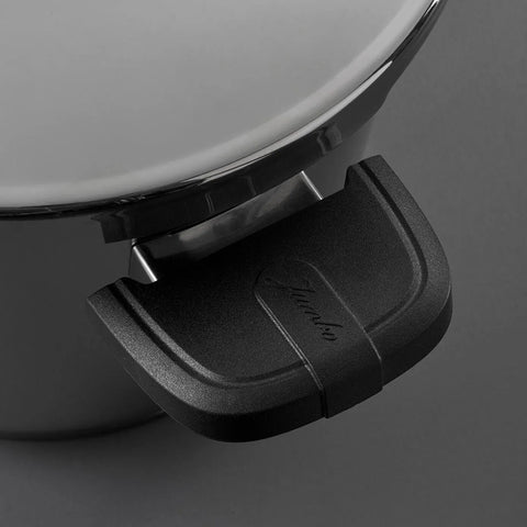 Jumbo Procook 4-Piece 4+6 L Stainless Steel Pressure Cooker, Silver