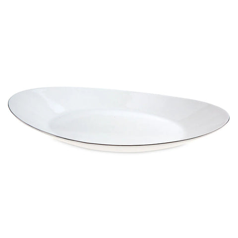 Jumbo Bone China Moon Platin 64-Piece Dinner Set for 12 People, Platin