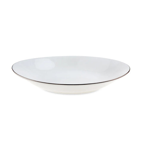 Jumbo Bone China Moon Platin 64-Piece Dinner Set for 12 People, Platin