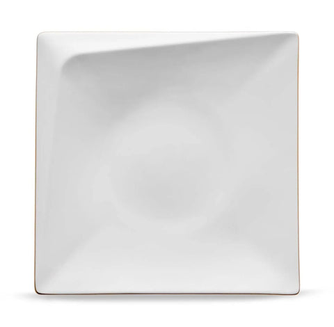 Jumbo Bone China Fold 58-Piece Dinner Set for 12 People, Gold
