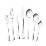 Karaca Serena 84-Piece Stainless Steel Cutlery Set for 12 People, Silver