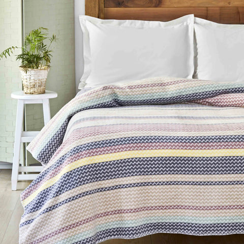 Karaca Home Twila Blanket, Double, Multi