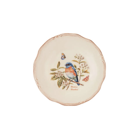 Karaca Tiffany Bird Porcelain Side Plate, 21cm, Multi