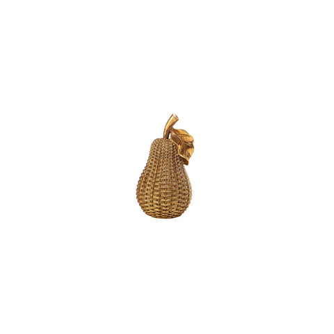 Karaca Nova Pear Decorative Trinket, 10cmx18cm, Gold