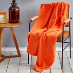 Karaca Home Puffy Blanket, Single, Orange