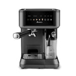 Karaca MyCaffe Barista S10 Espresso, Latte & Cappuccino Coffee Machine with Integrated Milk Tank, 1,8L, 1350W, Matte Black