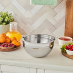 Karaca Ice & Hot Stainless Steel Serving Bowl, 20cm, Silver