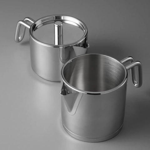 Jumbo Metalix Midi Full Metal Stainless Steel Induction Teapot, Midi, Silver