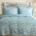 Karaca Daisy 100% Cotton Bedding Set, Double, Mint
