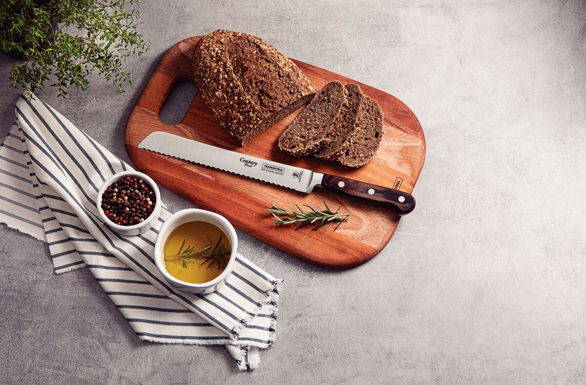 Tramontina Stainless Steel Bread Knife, Inox