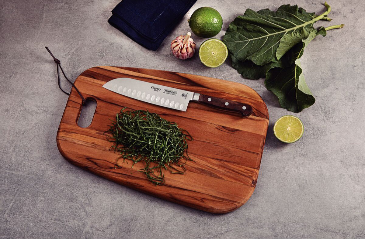 Tramontina Stainless Steel Santoku Knife, Inox