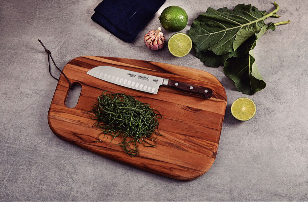 Tramontina Stainless Steel Santoku Knife, Inox