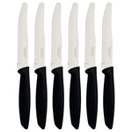 Tramontina 6 Piece Stainless Steel Knife Set, Black