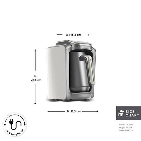 Karaca Hatır Neo Turkish Coffee Maker, 535W, Starlight