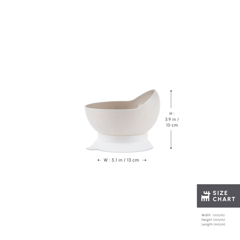Karaca For All Anti Spill Cereal/Soup Bowl, 13cm, Beige