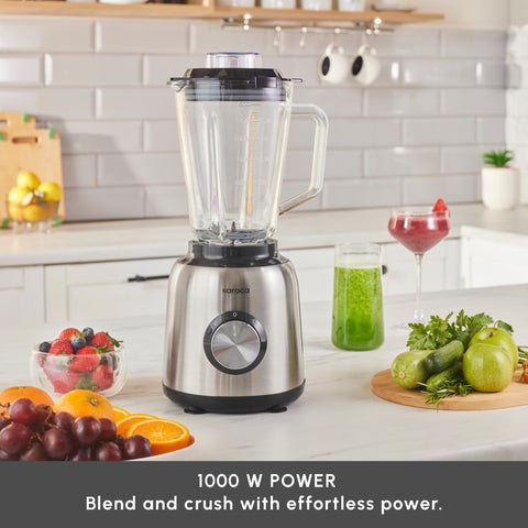 Karaca Inox Smoothie Blender, 1,5L, 1000W, Inox