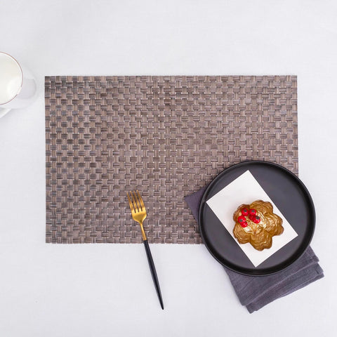 Karaca Home Baldwin 2-Piece American Placemat, 30x45cm, Copper