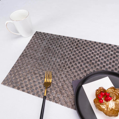 Karaca Home Baldwin 2-Piece American Placemat, 30x45cm, Copper