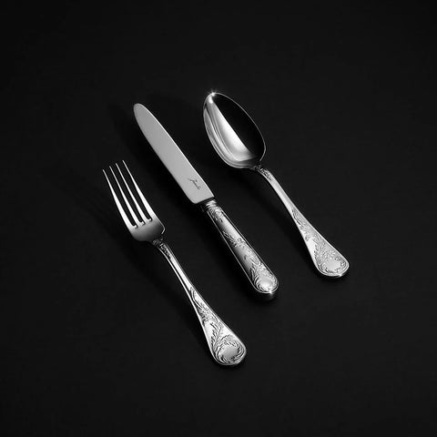 Jumbo 9700 84-Piece Stainless Steel Cutlery Set for 12 People, Silver