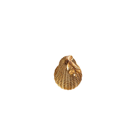 Karaca Nova Pear Decorative Trinket, 10cmx18cm, Gold