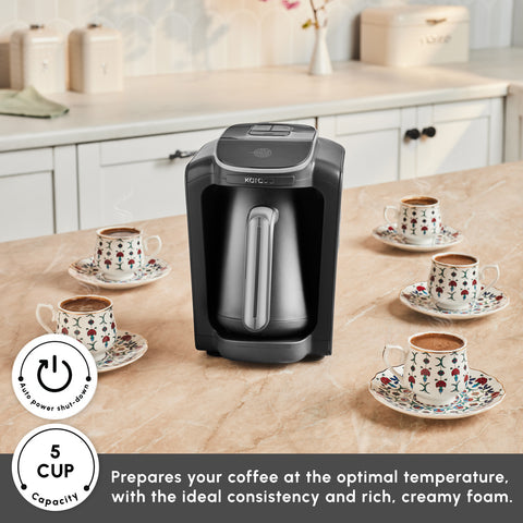 Karaca Hatır Neo Turkish Coffee Maker, 535W, Silver