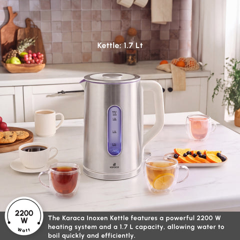 Karaca Inoxen Kettle, 1.7L, Starlight Inox