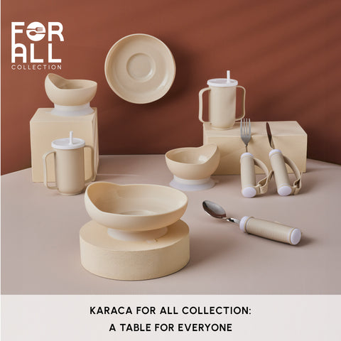 Karaca For All Anti Spill Cereal/Soup Bowl, 13cm, Beige