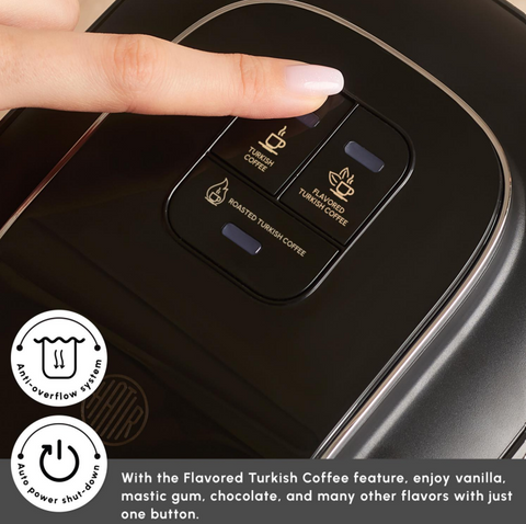 Karaca Hatır Neo Inox Turkish Coffee Maker,  735W, 300ml, Inox