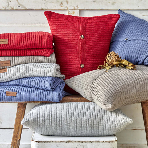 Karaca Home Coline Knitwear Bedspread Set, Double, Grey