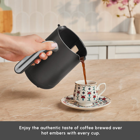 Karaca Hatır Neo Turkish Coffee Maker, 535W, Silver
