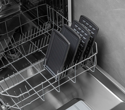 Homend Toastbuster 1325H Removable Plate Toast & Waffle Maker, 750W, Black