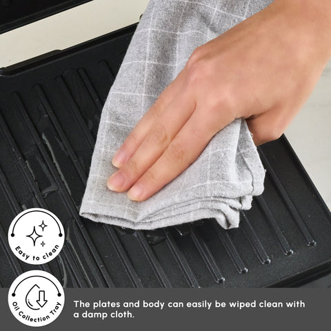 Karaca Toastmate Sandwich Toaster and Grilling Machine, 2000W, Inox