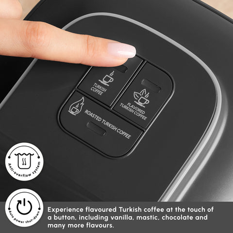 Karaca Hatır Neo Turkish Coffee Maker, 535W, Silver
