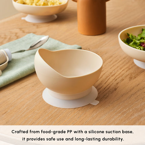 Karaca For All Anti Spill Cereal/Soup Bowl, 13cm, Beige