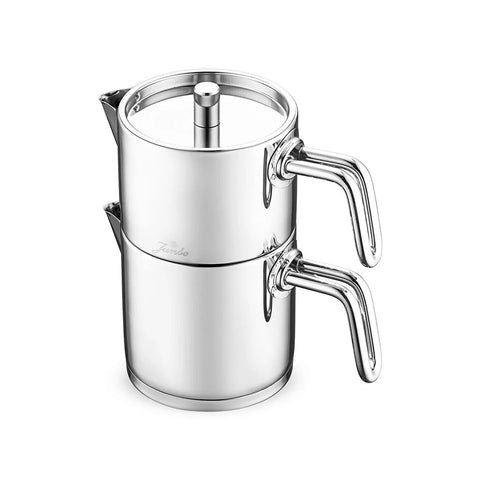 Jumbo Metalix Midi Full Metal Stainless Steel Induction Teapot, Midi, Silver