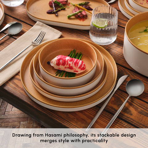 Karaca x Fatih Tutak Earth Collection 57-Piece Dinner Set for 12 People