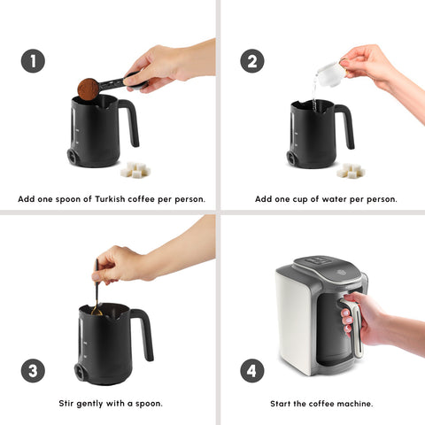 Karaca Hatır Neo Turkish Coffee Maker, 535W, Starlight