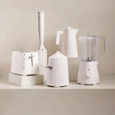 Alessi Plisse Toaster, 775-925W, White