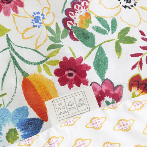 Karaca Parlin 100% Turkish Cotton Duvet Cover Set, Double, Fushia