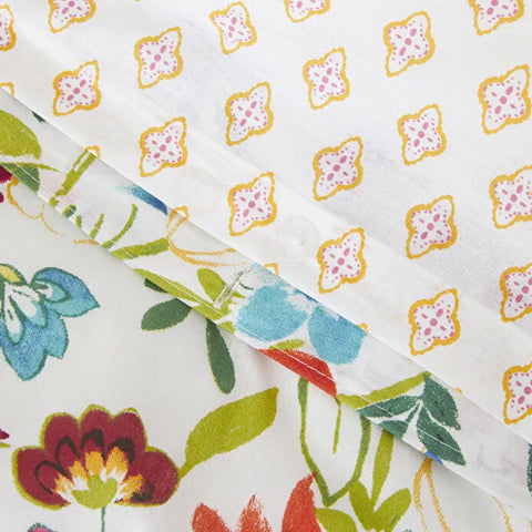 Karaca Parlin 100% Turkish Cotton Duvet Cover Set, Double, Fushia