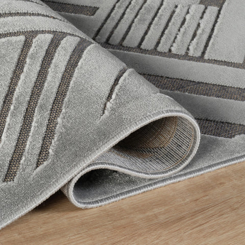 Kasmir Rugs 7/24 Scandinavian Copenhagen Rug, 80cmx150cm, Grey