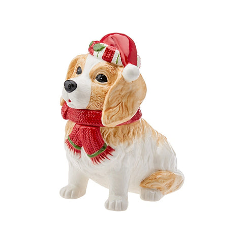 Karaca Home Cavalier Dog Decorative Box, 25cm