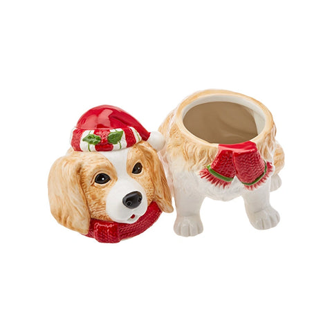 Karaca Home Cavalier Dog Decorative Box, 25cm