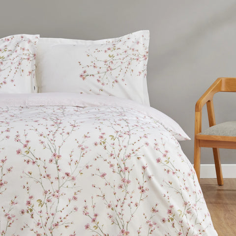 Karaca Home Annata 100% Turkish Cotton Bedding Set, Double, Somon