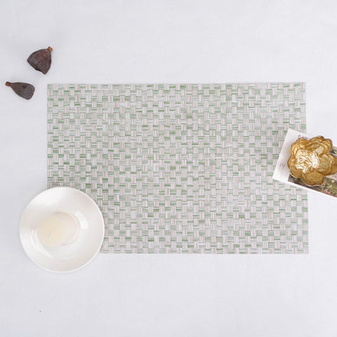 Karaca Home Baldwin 2-Piece American Placemat, 30x45cm, Green